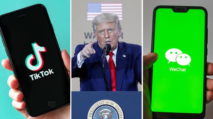 World stocks fall after Donald Trump bans U.S. transactions with WeChat and Tiktok